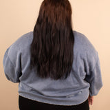 All Day Comfort Oversized Pullover in Sky Blue