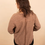 Always in Motion Top in Mocha