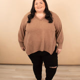 Always in Motion Top in Mocha