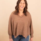 Always in Motion Top in Mocha