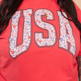 Americana Bloom USA Tee