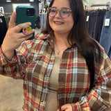 Better Together Oversized Flannel Button Up