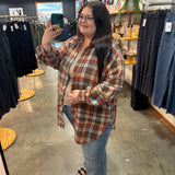 Better Together Oversized Flannel Button Up