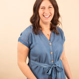 Blue Skies Midi Dress