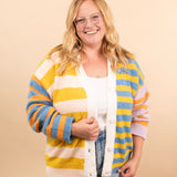 Bold Strokes Multicolored Cardigan