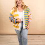 Bold Strokes Multicolored Cardigan