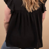 Camille Flutter Sleeve Top - K & Company