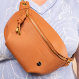 Catherine Adjustable Crossbody Belt Fanny Handbag - Camel