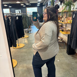 Changing Seasons Henley Sweater - Oatmeal