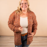 Cinnamon & Spice Speckled Cardigan