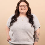 Cloudlight Knit Top in Grey - K & Company