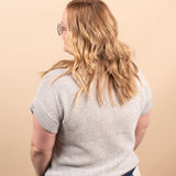 Cloudlight Knit Top in Grey - K & Company