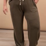 Clover Ribbed Pants – Dark Olive (Pants Only) - K & Company