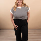 Comfort Flow Pants in Black - K & Company