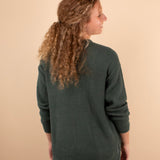 Crisp Morning Cardigan in Jade