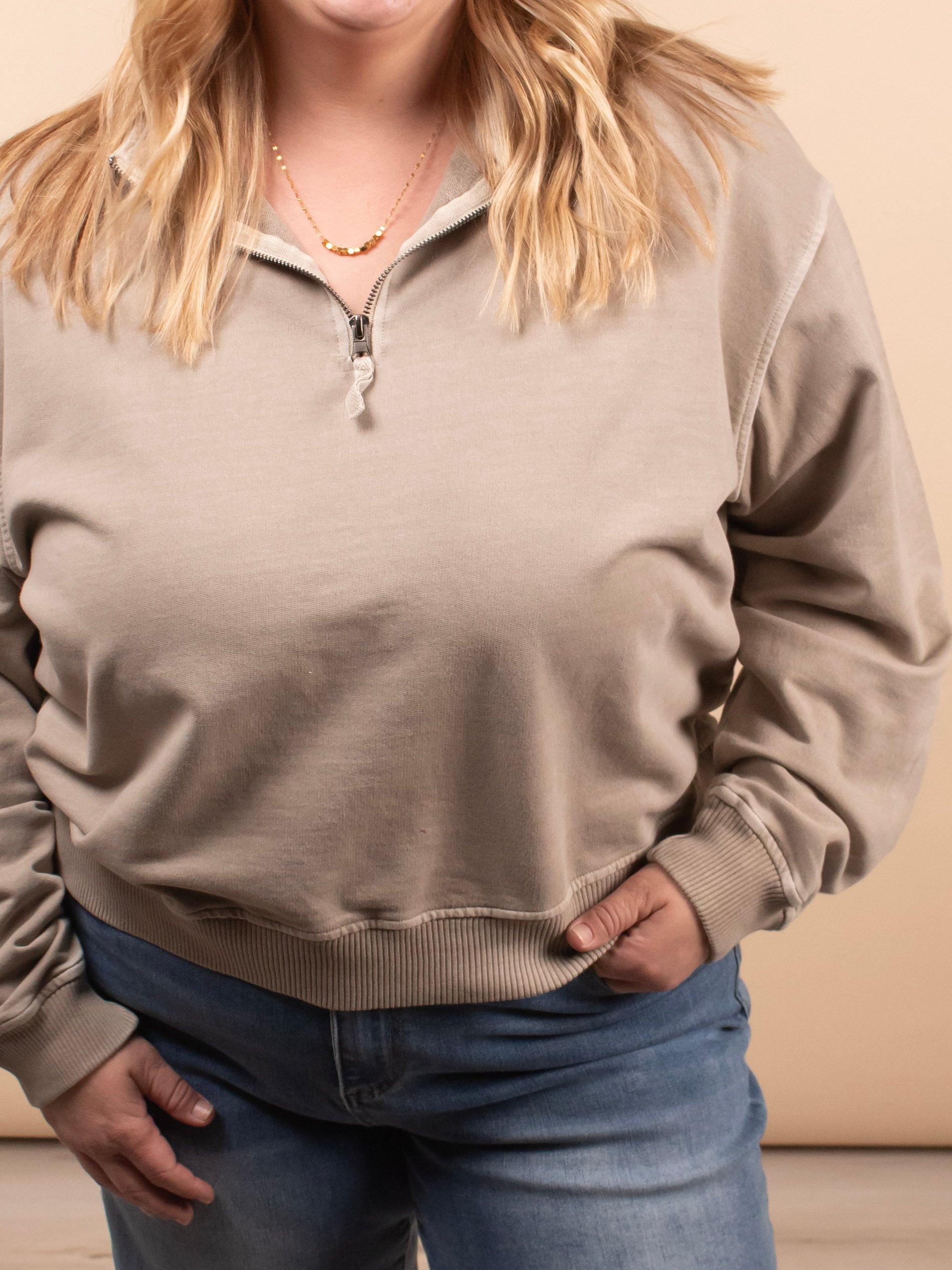 Easy Days Half Zip Pullover - K & Company