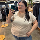 Easy Days Mineral Wash Tee - Ash Mocha