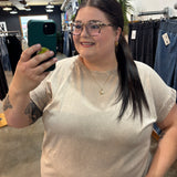 Easy Days Mineral Wash Tee - Ash Mocha