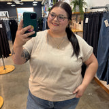 Easy Days Mineral Wash Tee - Ash Mocha