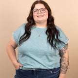 Easy Days Mineral Wash Tee – Aqua