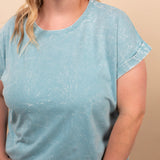 Easy Days Mineral Wash Tee – Aqua