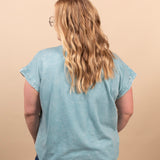 Easy Days Mineral Wash Tee – Aqua