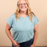 Easy Days Mineral Wash Tee – Aqua