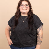 Easy Days Mineral Wash Tee – Black