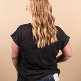 Easy Days Mineral Wash Tee – Black