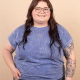 Easy Days Mineral Wash Tee – Coastal Blue - K & Company