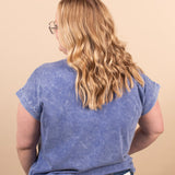 Easy Days Mineral Wash Tee – Coastal Blue - K & Company
