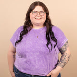 Easy Days Mineral Wash Tee – Lavender Haze - K & Company