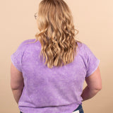 Easy Days Mineral Wash Tee – Lavender Haze - K & Company