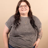 Easy Days Mineral Wash Tee – Stormy Ash - K & Company