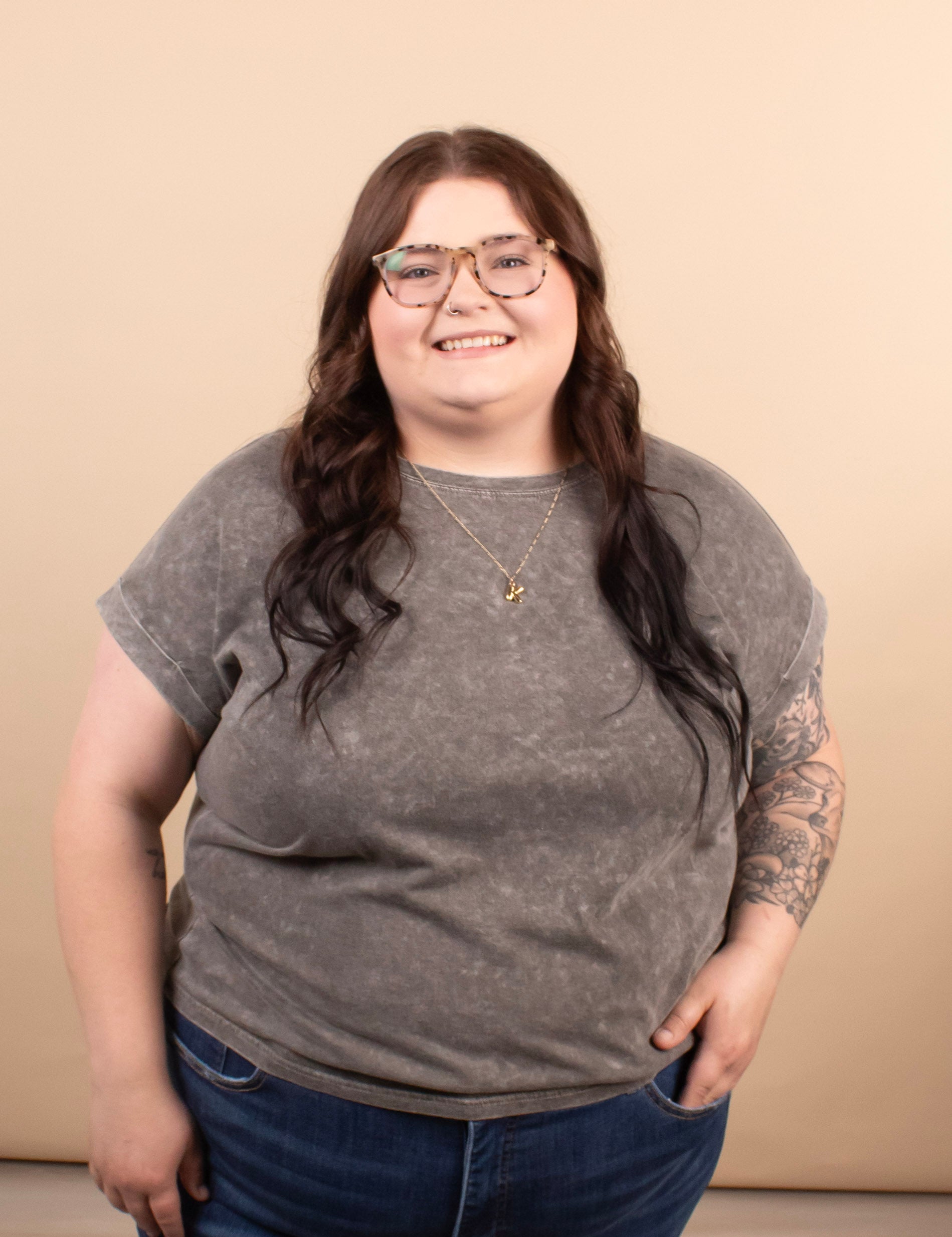 Easy Days Mineral Wash Tee – Stormy Ash - K & Company