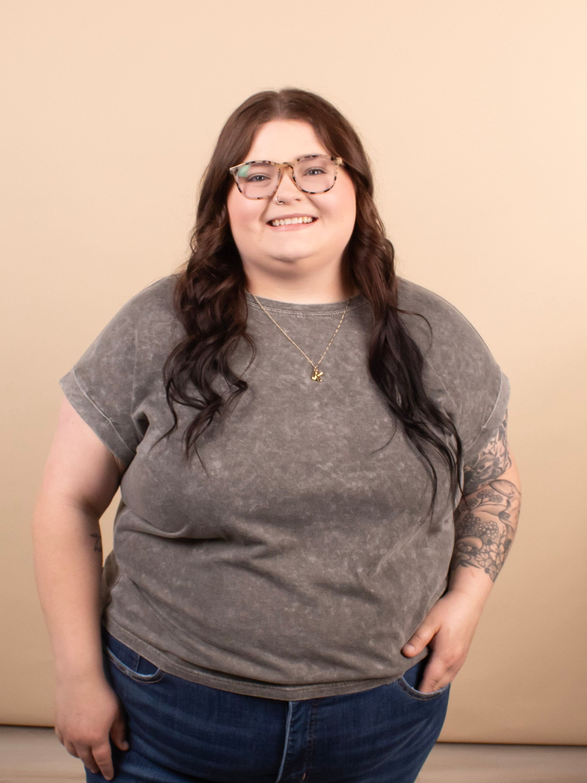 Easy Days Mineral Wash Tee – Stormy Ash - K & Company