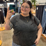 Easy Days Mineral Wash Tee – Stormy Ash