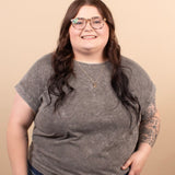 Easy Days Mineral Wash Tee – Stormy Ash - K & Company