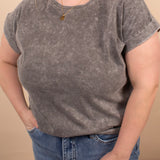 Easy Days Mineral Wash Tee – Stormy Ash - K & Company