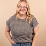 Easy Days Mineral Wash Tee – Stormy Ash - K & Company