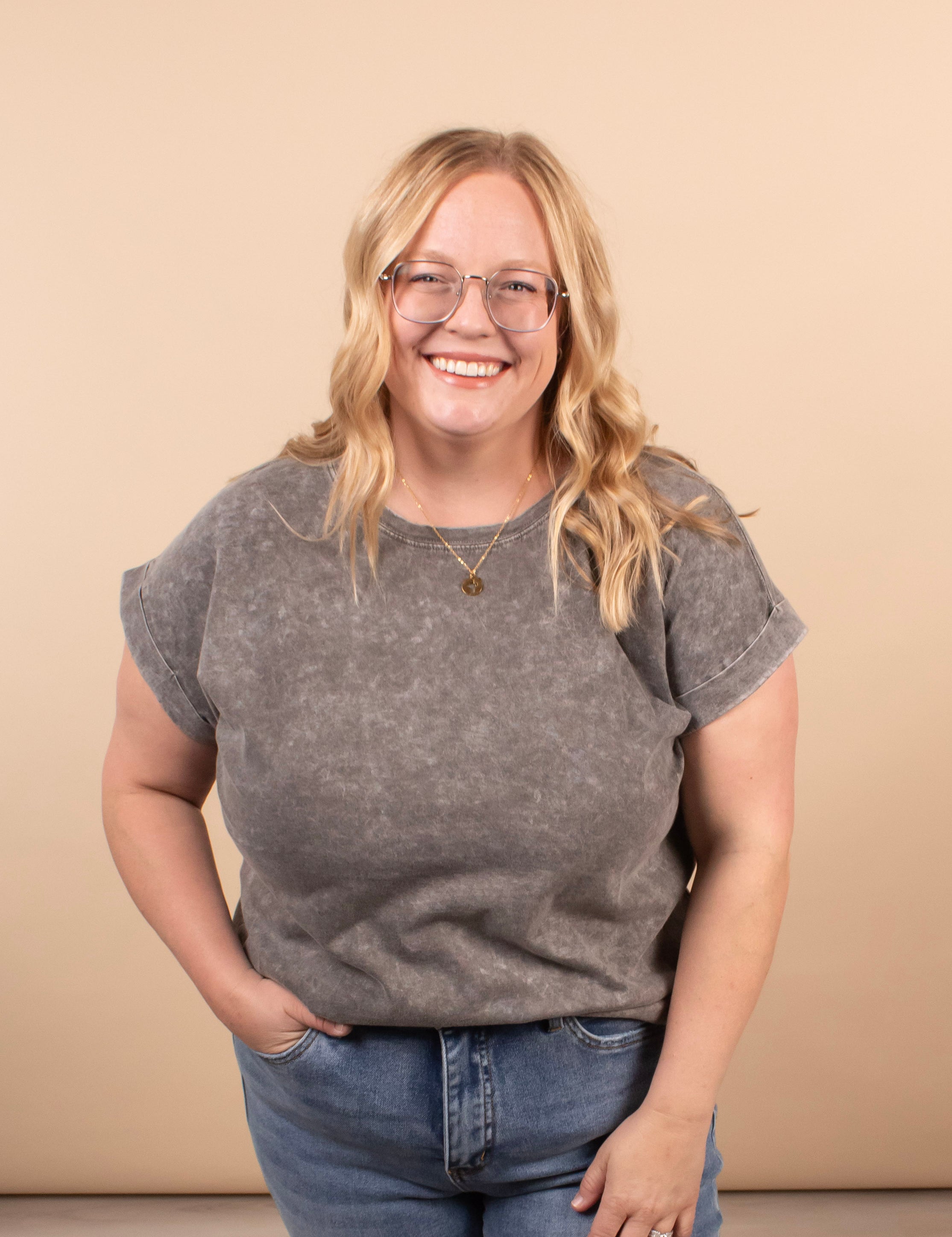 Easy Days Mineral Wash Tee – Stormy Ash - K & Company