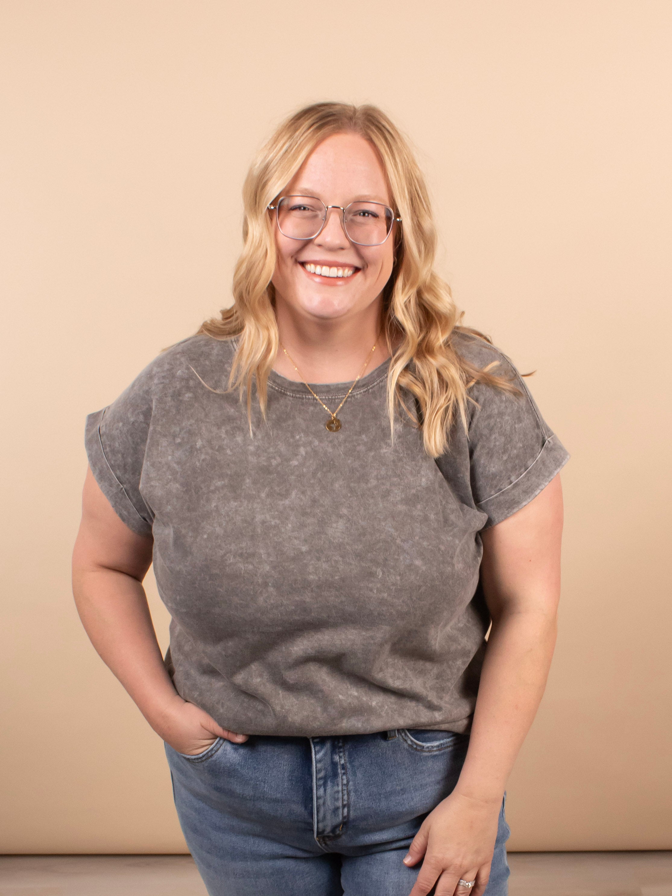 Easy Days Mineral Wash Tee – Stormy Ash - K & Company