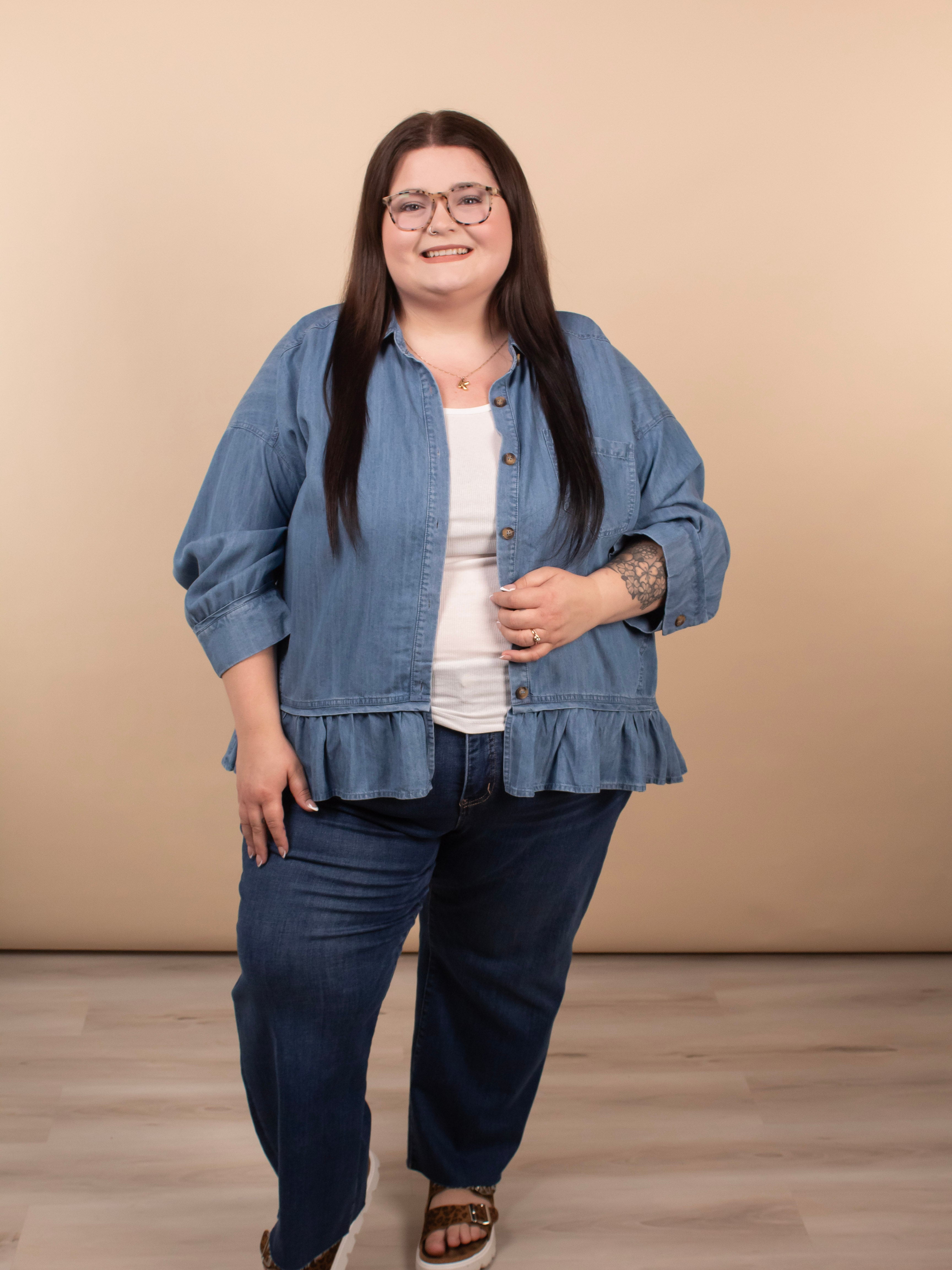 Easy Does It Button-Up - K & Company