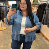 Easy Does It Button-Up - K & Company