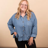 Easy Does It Button-Up - K & Company