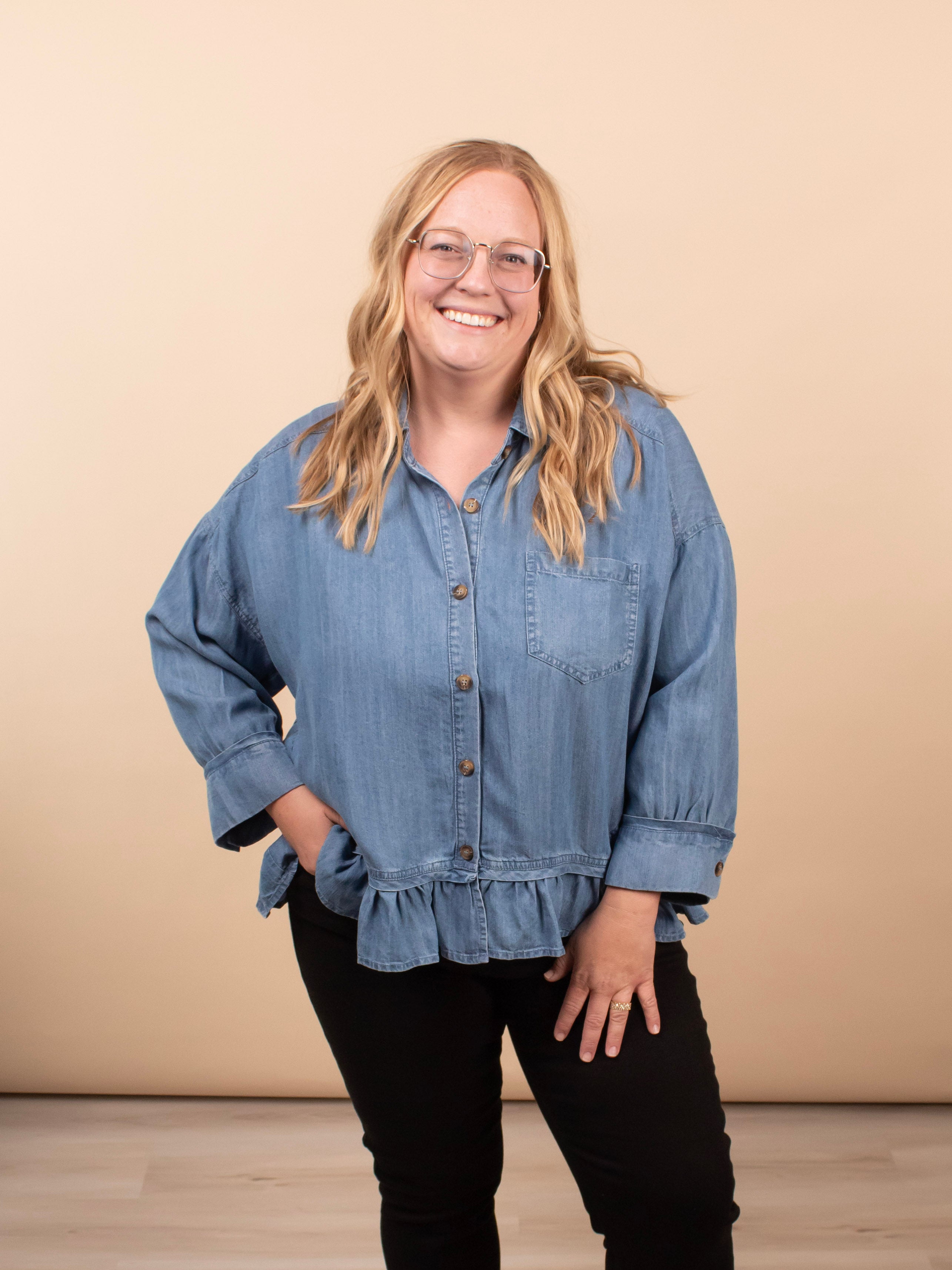 Easy Does It Button-Up - K & Company