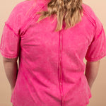 Easy Living Mineral Wash Tee – Raspberry Sorbet - K & Company