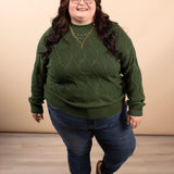 Evergreen Drift Pullover Sweater