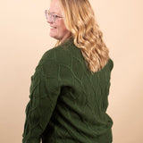 Evergreen Drift Pullover Sweater