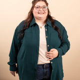 Evergreen Edge Button-Up
